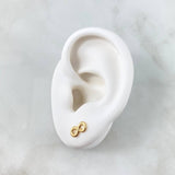 Topos Infinito 0.75gr / 1cm / Lisos Oro Amarillo 18K ©