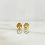 Smooth Ball Stud Earrings 0.4gr / 18K Gold