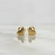 Stud Earrings Heart 0.65gr / 6mm Yellow Gold 18K