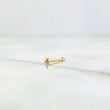Piercing Chispa Fija Bola 0.15gr / 1.1cm / 2mm Lisa Oro Amarillo Nac.Esp. 18K (Joya)