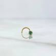 Curved Four-Claw Spark Piercing 0.15gr / 1cm / Nac.Esp. 18K Gold
