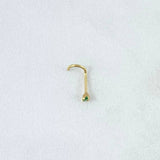 Curved Four-Claw Spark Piercing 0.15gr / 1cm / Nac.Esp. 18K Gold