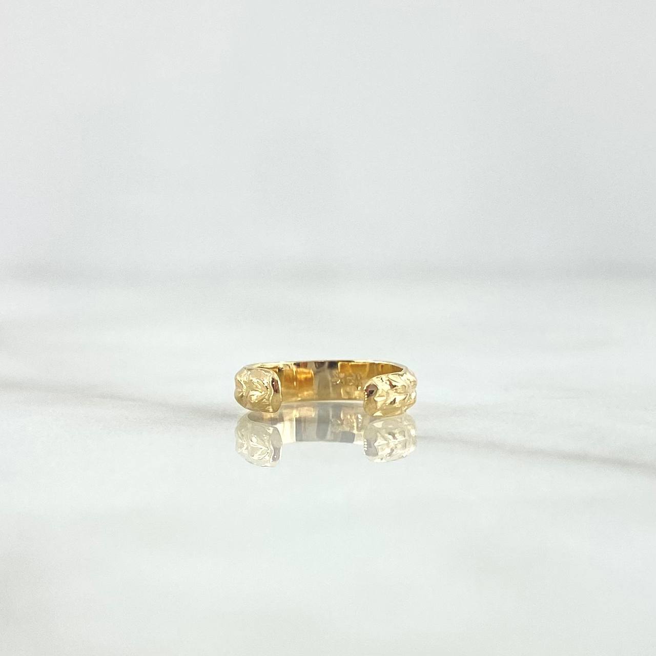 Piercing Earcuff Simulador Flechado 0.75gr / 1.1cm / Oro Amarillo (Joya)