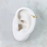 Curved Bead Piercing 0.4gr / 1cm / Nac.Esp. 18K Gold