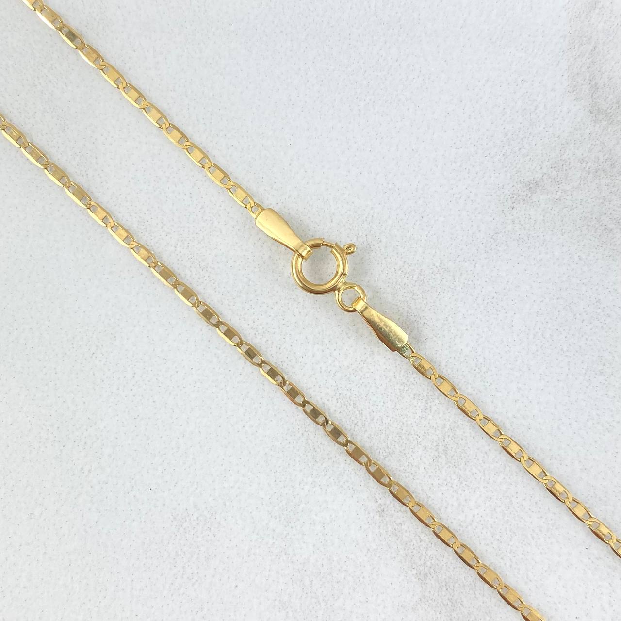 Flat Anchor Chain 1.65gr / 50cm / 1.2mm Polished Yellow Gold +3