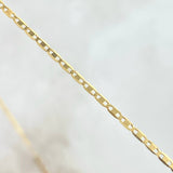 Flat Anchor Chain 1.65gr / 50cm / 1.2mm Polished Yellow Gold +3