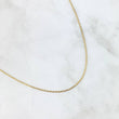 Cadena Plana 3.65gr / 60cm / 1.2mm Oro Amarillo +3 18K