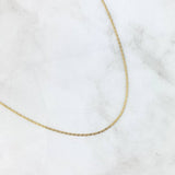Flat Anchor Chain 1.65gr / 50cm / 1.2mm Polished Yellow Gold +3