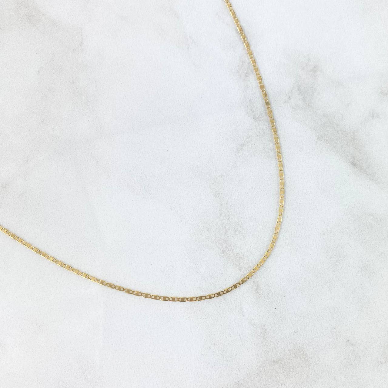 Flat Anchor Chain 1.25gr / 40cm / 1.3mm Yellow Gold +3 18K ©