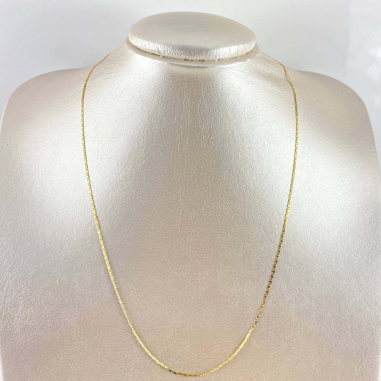 Flat Anchor Chain 1.25gr / 40cm / 1.7mm Yellow Gold +3 18K *