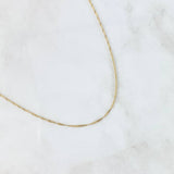 Cadena Singapur 1.55gr / 17 3/4 in / 1.2mm Oro Amarillo +3 18K *