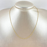 Singapore Chain 1.45gr / 50cm / 1.2mm Yellow Gold +3 18K *