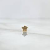Star Piercing 0.3gr / 1cm / Nac.Esp. 18K Gold