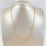 Cadena Lazo 1.4 g / 17 3/4 in / 1.6 mm Oro Amarillo 18K