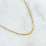 Cadena Lazo 1.85gr / 50cm / +3 Oro 18K ©