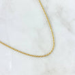 Cadena Lazo 1.95gr / 50cm / 1.6mm Oro Amarillo +3 18K *