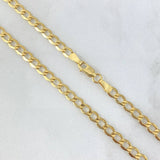 Cuban Links 4.25gr / 17 3/4 in / 3.6mm Yellow Gold +1 18K *