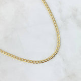 Cuban Links 4.25gr / 17 3/4 in / 3.6mm Yellow Gold +1 18K *