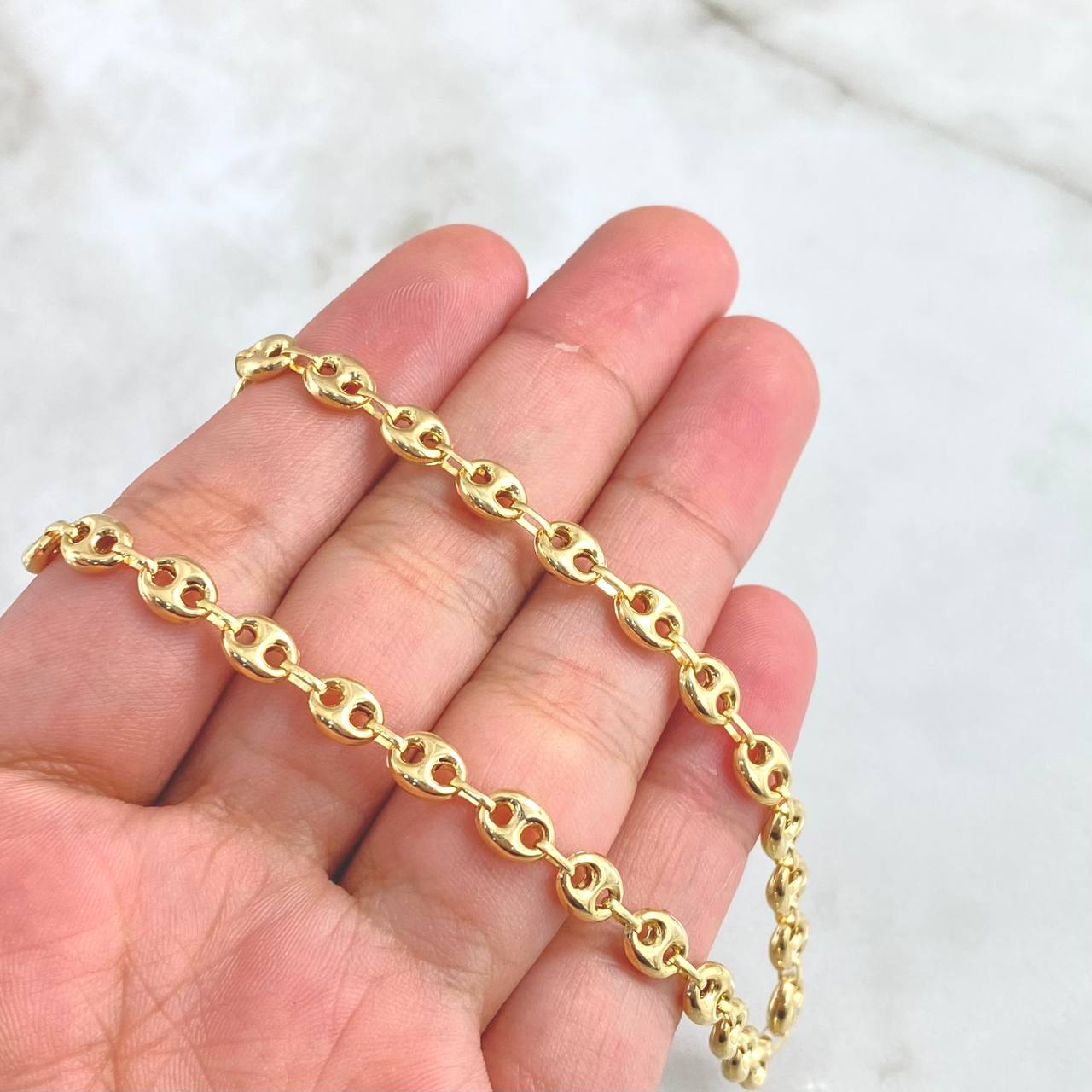 Cadena GC 7.25gr / 15 3/4 in / Oro Amarillo 18K *