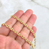 GC Chain 9.55gr / 50cm / 5.4mm Polished 18K Yellow Gold