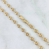 Cadena GC 4.7gr / 40cm / 3.7mm Lisa Oro Amarillo 18K