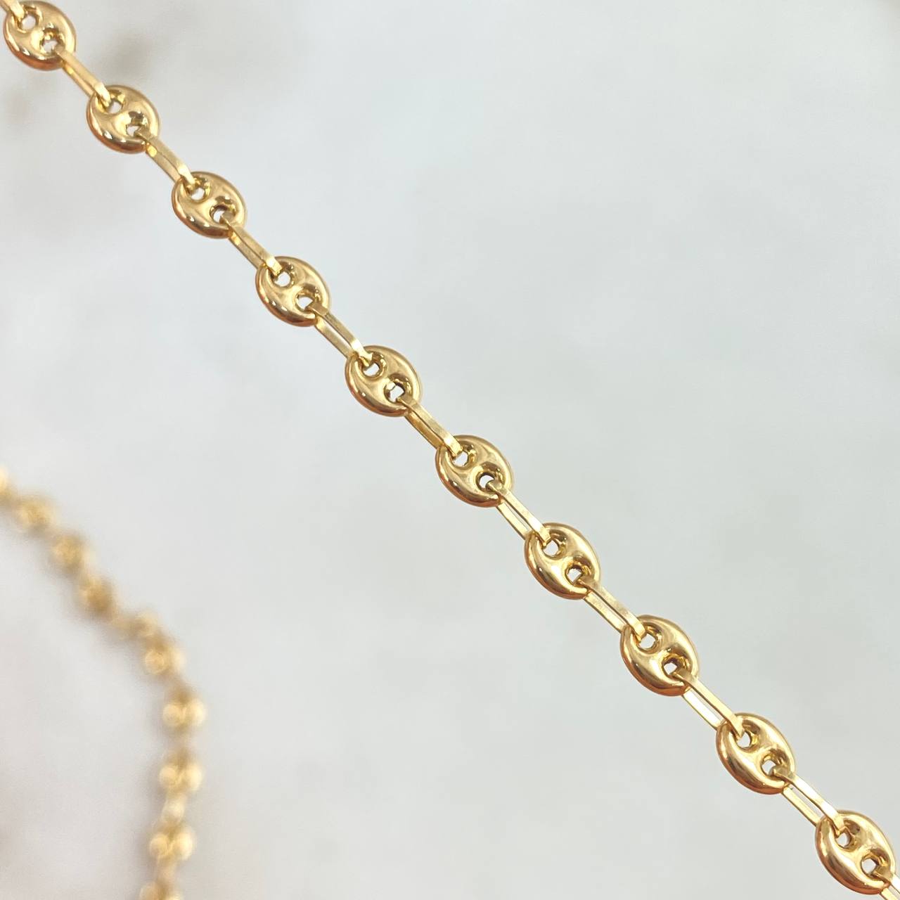 Cadena GC 4.7gr / 40cm / 3.7mm Lisa Oro Amarillo 18K