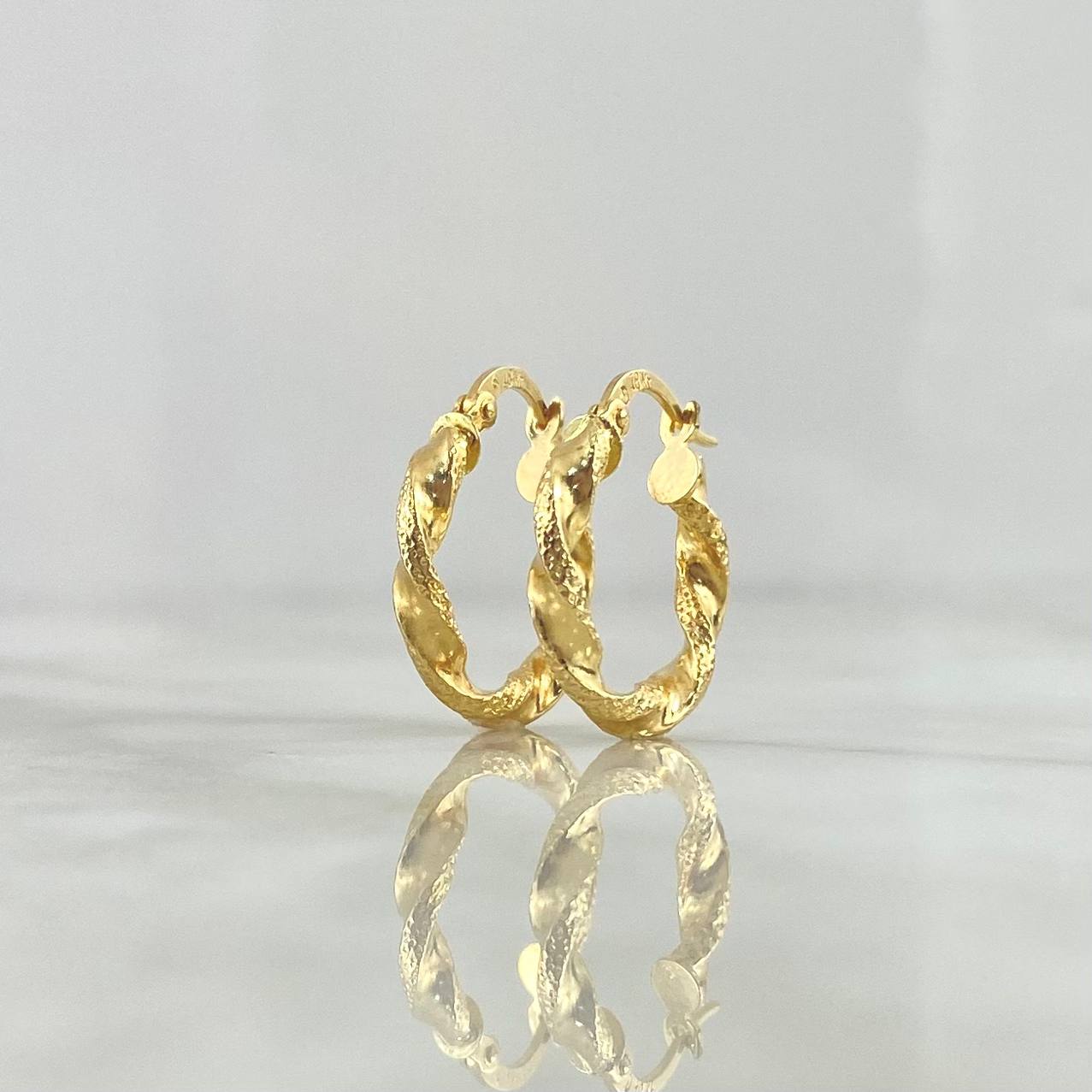Candongas Nilo 1.9gr / 2cm / Punteadas Oro Amarillo