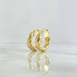 Candongas Anny 3.3gr / 2.1cm / Punteadas Oro Amarillo