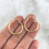 Lola Hoop Earrings 1.35gr / 2.3cm / 18K Gold *
