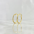 Hoop Earrings Lola 1.25gr / 2.4cm / 18K Yellow Gold ©