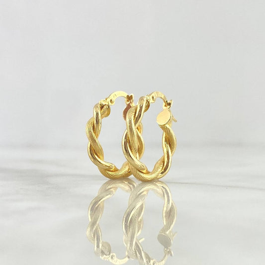 Angi Hoop Earrings 2.85gr / 2.1cm / 18K Gold *