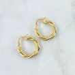 Hoop Earrings Angi 2.25gr / 2.2cm / 18K Gold