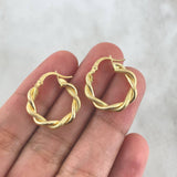 Angi Hoop Earrings 2.85gr / 2.1cm / 18K Gold *