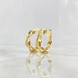 Candongas Demi 4.75gr / 1 1/4 in / Oro Amarillo 18K