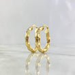 Hoop Earrings Hoop Earrings 3.65gr / 2.9cm / Twisted Yellow Gold ©