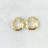 Ciri Hoop Earrings 1.25gr / 1/2 in / 18K Gold ©