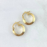 Ciri Hoop Earrings 1.25gr / 1/2 in / 18K Gold ©