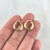 Ciri Hoop Earrings 1.25gr / 1/2 in / 18K Gold ©