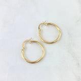 Hoop Earrings Lore 1.3gr / 0.9in / 18K Gold +0$