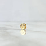 Charm Letter O 0.3gr / 0.5cm / Yellow Gold Drum ©