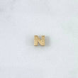 Herraje Letra N 0.45gr / 1/4 in / Oro Amarillo 18K
