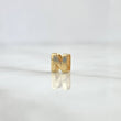 Charm Letter N 0.35gr / 6mm / Yellow Gold Drum ©