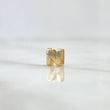 Charm Letter N 0.45g / 1/4 in 18K Yellow Gold