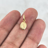 Pendant Virgen del Carmen 0.4gr / 1cm / Yellow Gold Stamped