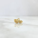 Pendant Santa Lucia Eyes 0.35gr / 1cm / Yellow Gold Edged Charger 18K ©