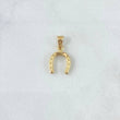 Pendant Horseshoe 0.7gr / 2cm / Yellow Gold Stamped