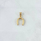 Pendant Horseshoe 0.7gr / 2cm / Yellow Gold Stamped