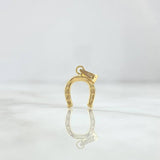 Pendant Horseshoe 0.7gr / 2cm / Yellow Gold Stamped