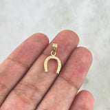 Pendant Horseshoe 0.7gr / 2cm / Yellow Gold Stamped