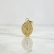 Pendant Virgen Milagrosa 0.55gr / 1.8cm / Stamped Bordered Charger Yellow Gold